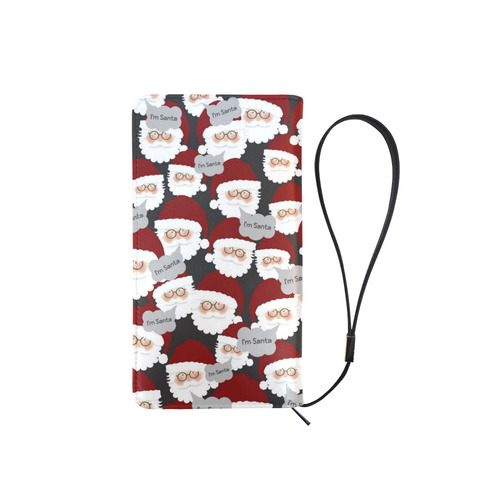 Who's the Real Santa? Men's Clutch Purse （Model 1638）