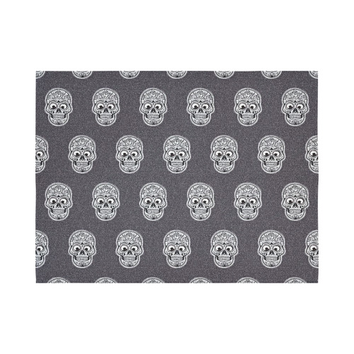 funny skull pattern Cotton Linen Wall Tapestry 80"x 60"