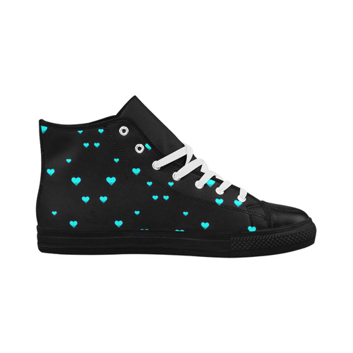 Valentine's day by Popart Lover Aquila High Top Microfiber Leather Women's Shoes (Model 032)