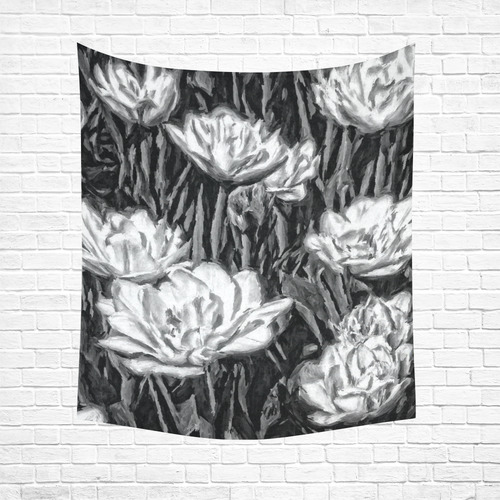Floral ArtStudio 011116 Cotton Linen Wall Tapestry 51"x 60"