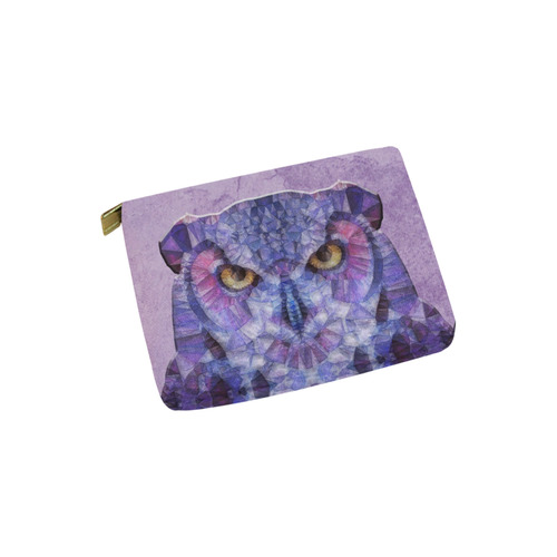 Polygon Owl Carry-All Pouch 6''x5''