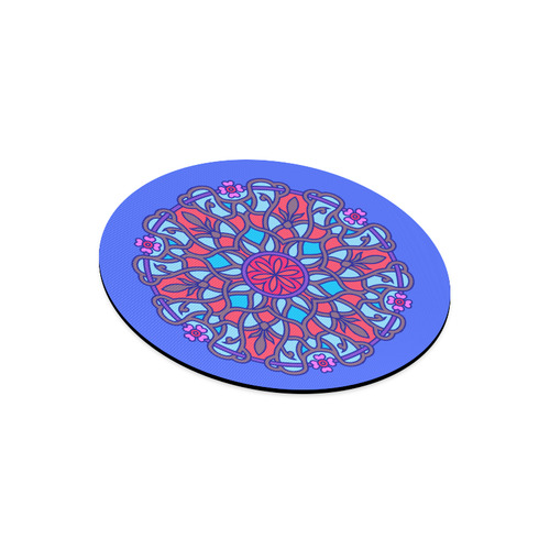 New in Shop : Arrivals for christmas. Hand-drawn Mandala Art with ornaments. New in shop. High-quali Round Mousepad