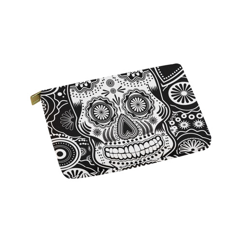 sugar skull Carry-All Pouch 9.5''x6''