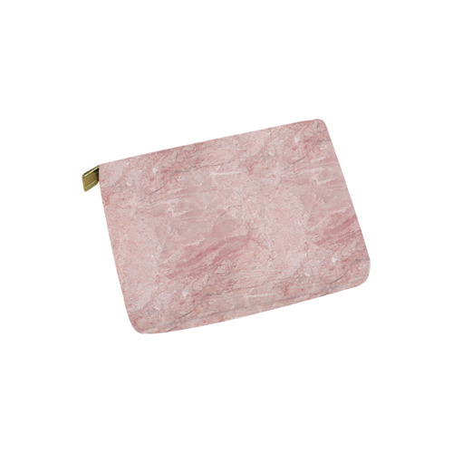 italian Marble, Rafaello Rosa, pink Carry-All Pouch 6''x5''