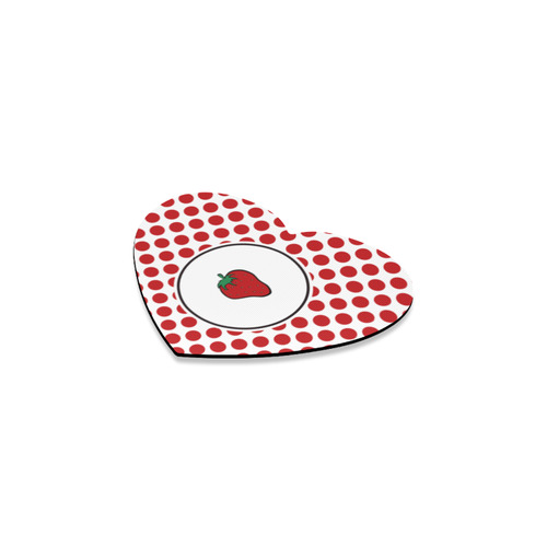Strawberry Heart Coaster