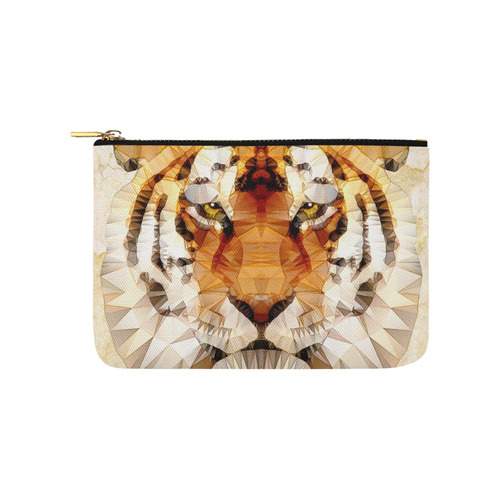 abstract tiger Carry-All Pouch 9.5''x6''