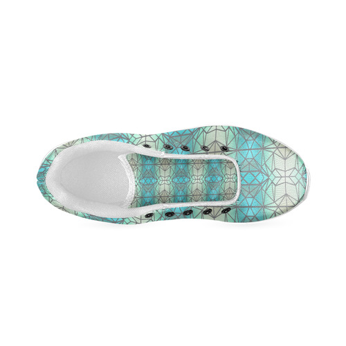 Stained glass pattern Women’s Running Shoes (Model 020)