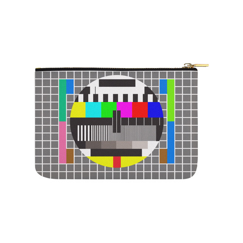 test tv screen Carry-All Pouch 9.5''x6''