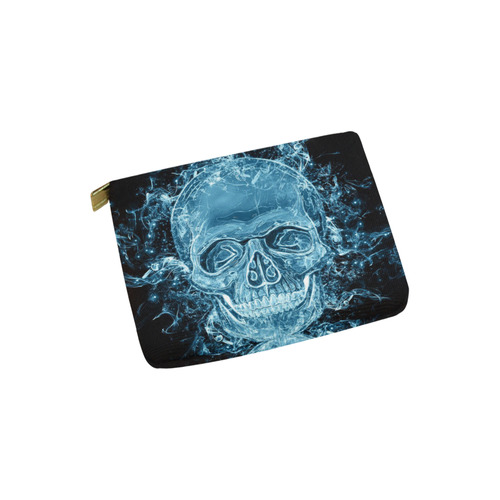 glowing skull Carry-All Pouch 6''x5''