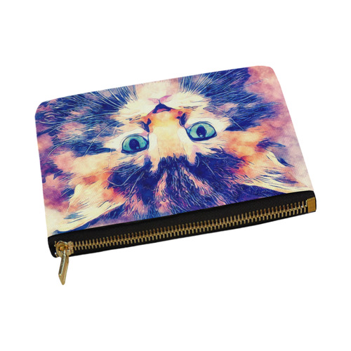 watercolor cat Carry-All Pouch 12.5''x8.5''