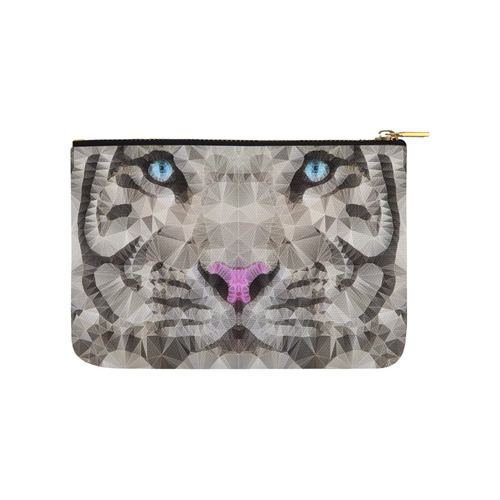 white tiger Carry-All Pouch 9.5''x6''