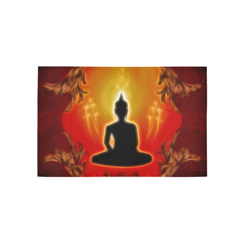 Buddha with light effect Area Rug 5'x3'3''