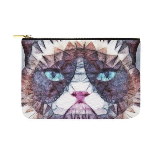 grouchy cat Carry-All Pouch 12.5''x8.5''