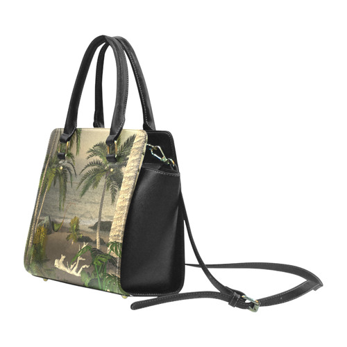 Sunset over the beach Classic Shoulder Handbag (Model 1653)