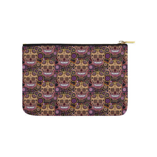 candy sugar skull Carry-All Pouch 9.5''x6''