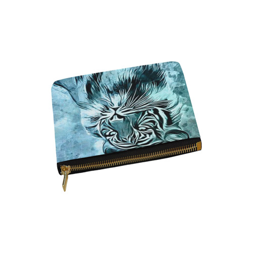 Watercolor Tiger Carry-All Pouch 6''x5''