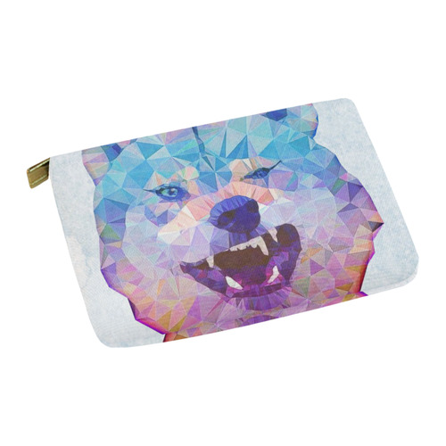 abstract wolf Carry-All Pouch 12.5''x8.5''