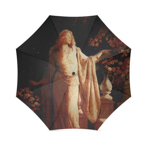 Cinderella Maxfield Parrish Fine Fantasy Art Foldable Umbrella (Model U01)