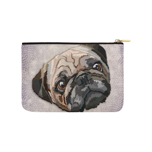 pug love Carry-All Pouch 9.5''x6''