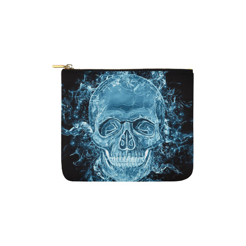 glowing skull Carry-All Pouch 6''x5''