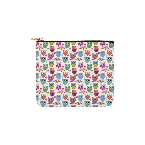 happy owls Carry-All Pouch 6''x5''