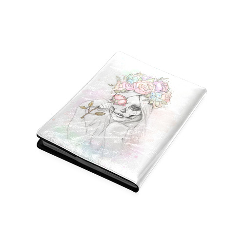 Boho Queen, skull girl, watercolor woman Custom NoteBook B5