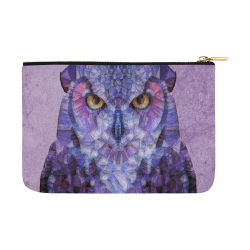 Polygon Owl Carry-All Pouch 12.5''x8.5''