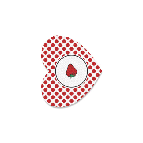 Strawberry Heart Coaster