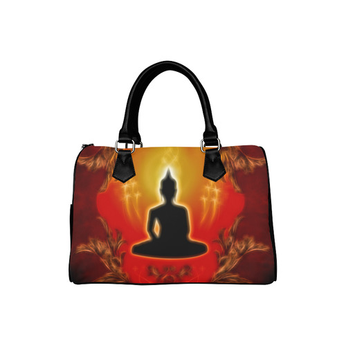 Buddha with light effect Boston Handbag (Model 1621)