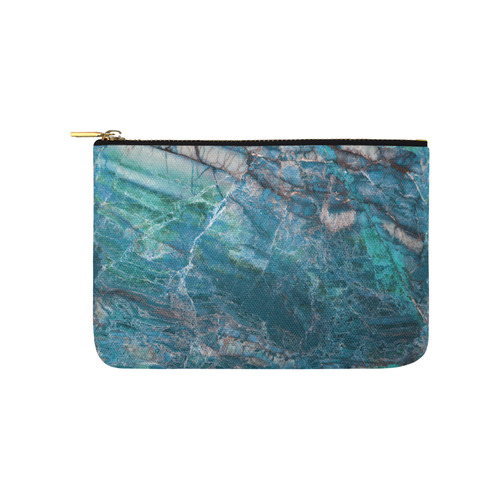 Marble - siena turchese Carry-All Pouch 9.5''x6''