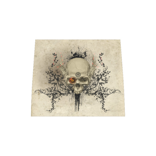 Amazing skull with wings,red eye Boston Handbag (Model 1621)