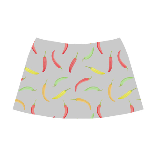 Chilli Peppar Mnemosyne Women's Crepe Skirt (Model D16)