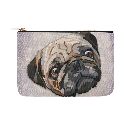 pug love Carry-All Pouch 12.5''x8.5''
