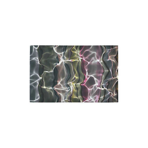 Abstract Glossy Wavy Mesh Area Rug 2'7"x 1'8‘’