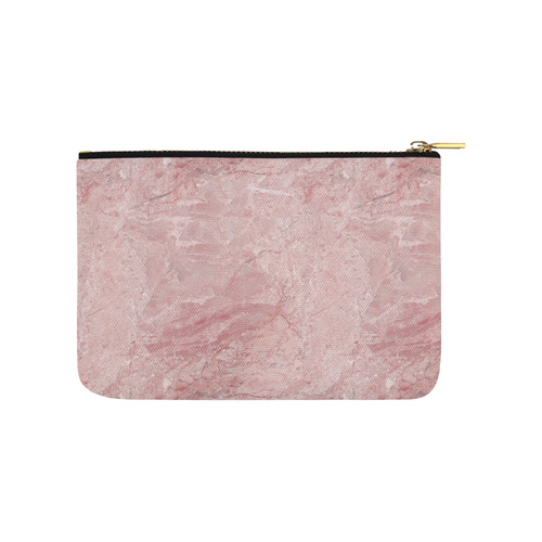 italian Marble, Rafaello Rosa, pink Carry-All Pouch 9.5''x6''