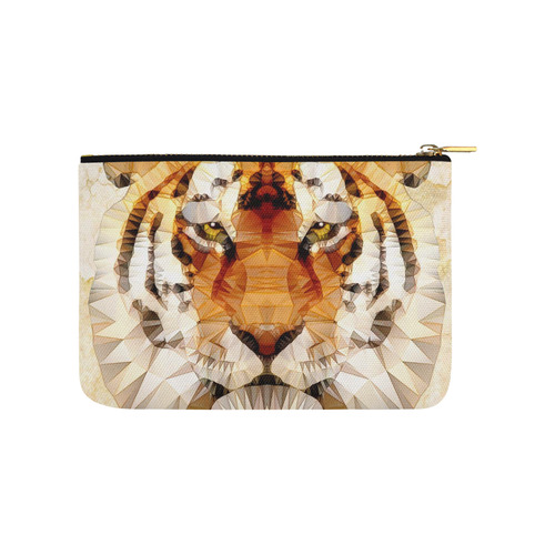abstract tiger Carry-All Pouch 9.5''x6''