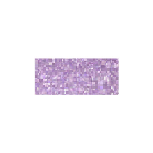 Purple Pearl, Mosaic Sleeveless Splicing Shift Dress(Model D17)