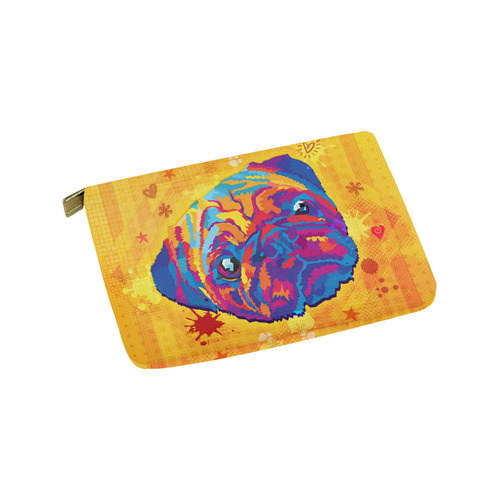 pop art pug Carry-All Pouch 9.5''x6''