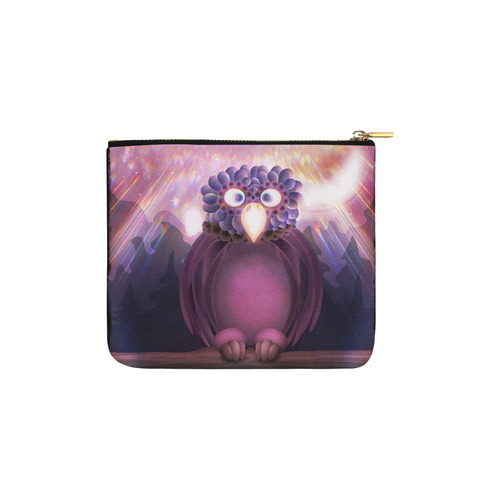 cute owl Carry-All Pouch 6''x5''