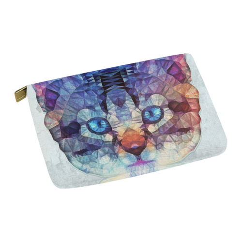 abstract kitten, cat Carry-All Pouch 12.5''x8.5''