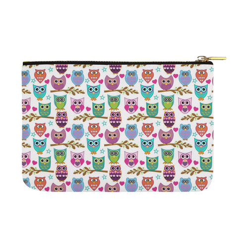 happy owls Carry-All Pouch 12.5''x8.5''
