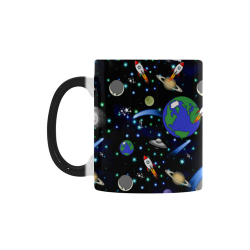 Galaxy Universe - Planets, Stars, Comets, Rockets Custom Morphing Mug
