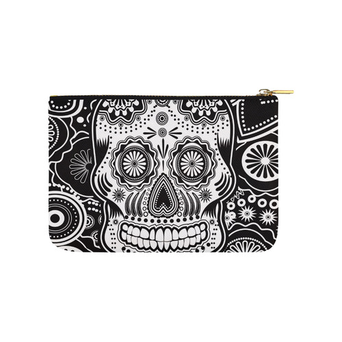 sugar skull Carry-All Pouch 9.5''x6''