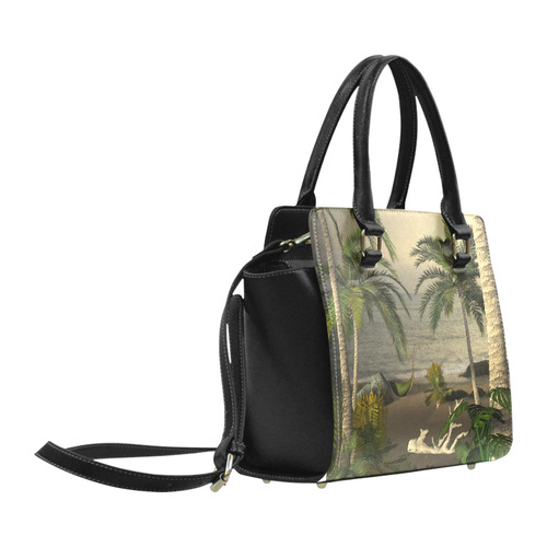 Sunset over the beach Classic Shoulder Handbag (Model 1653)