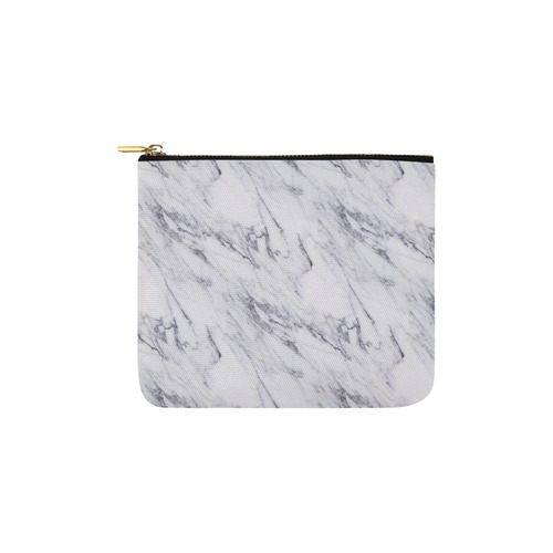 italian Marble,white,Trieste Carry-All Pouch 6''x5''