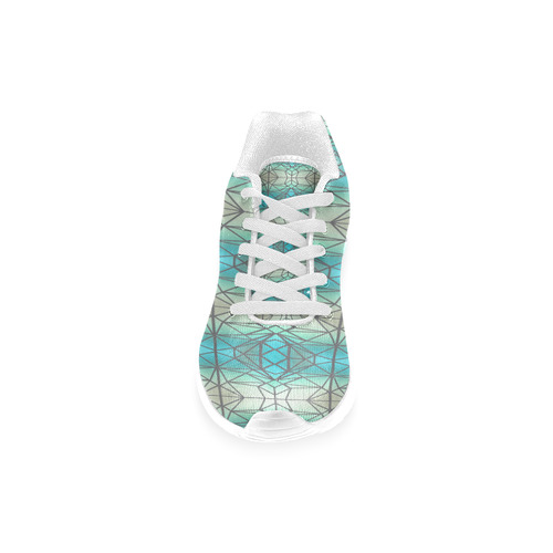Stained glass pattern Women’s Running Shoes (Model 020)