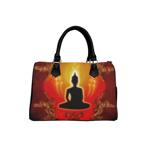 Buddha with light effect Boston Handbag (Model 1621)