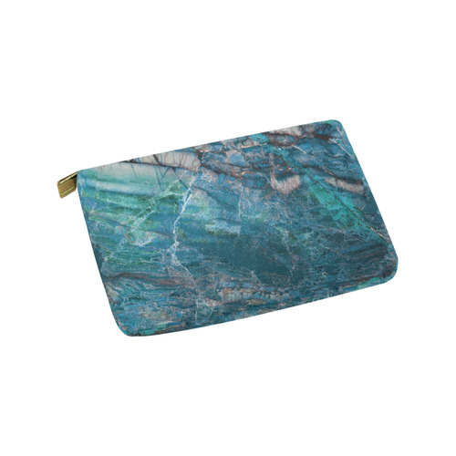 Marble - siena turchese Carry-All Pouch 9.5''x6''