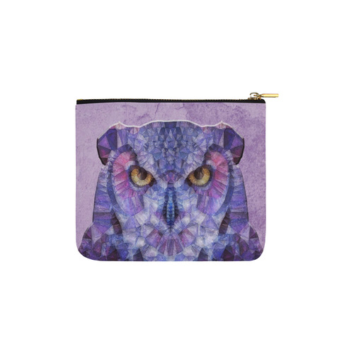Polygon Owl Carry-All Pouch 6''x5''