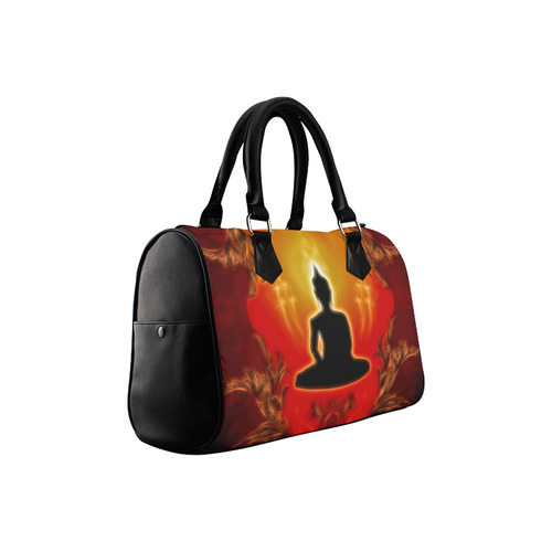 Buddha with light effect Boston Handbag (Model 1621)